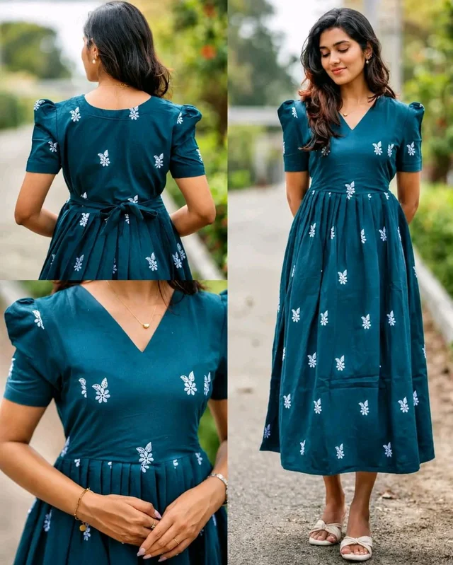 TRENDY Embrodari Maxi Dress
- M