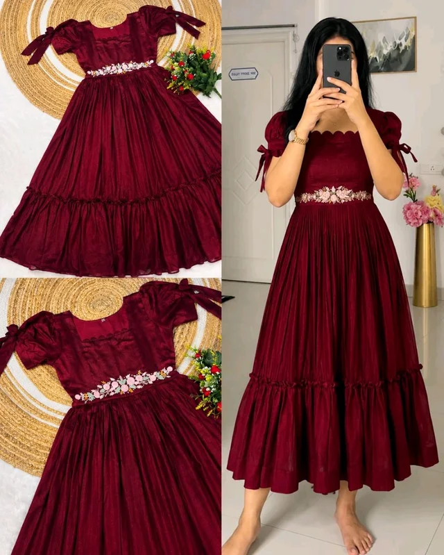 Launching exclusive party wear collection
- 3XL, Wine