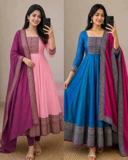 Trendy Tradational Anarkali Collection
- 3XL, Pink