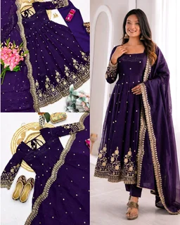 NEW Launching 9 Colours In Designer Party Wear Look Collection
- XL, Maroon