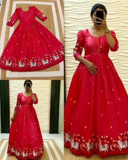 Super Hit Beautiful Gown - 2XL, Pink