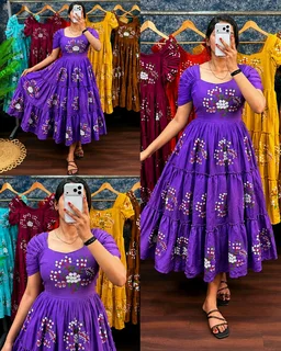 Super Hit Beautiful Premium Embroidery Puff Hand Midi
- S, Maroon