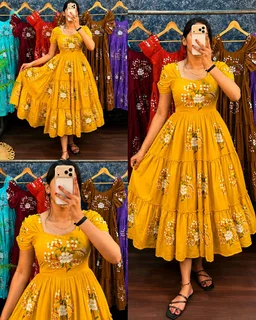 Super Hit Beautiful Premium Embroidery Puff Hand Midi
- 3XL, Maroon