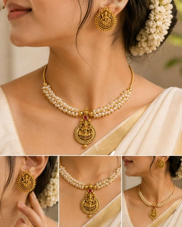 Lakshmi Devi Temple Jewellery