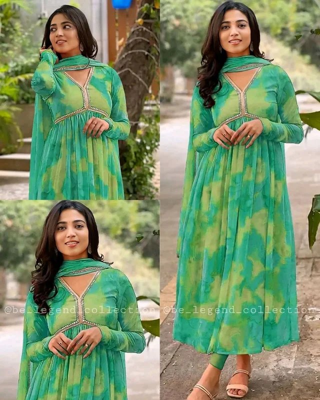 Stylish anarkali kurtis for women with dupatta set - 2XL