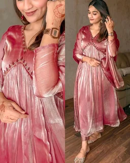 Premium FANCY EMBROIDERY WORK GOWN - BOTTOM WITH DUPATTA 👍 - 2XL