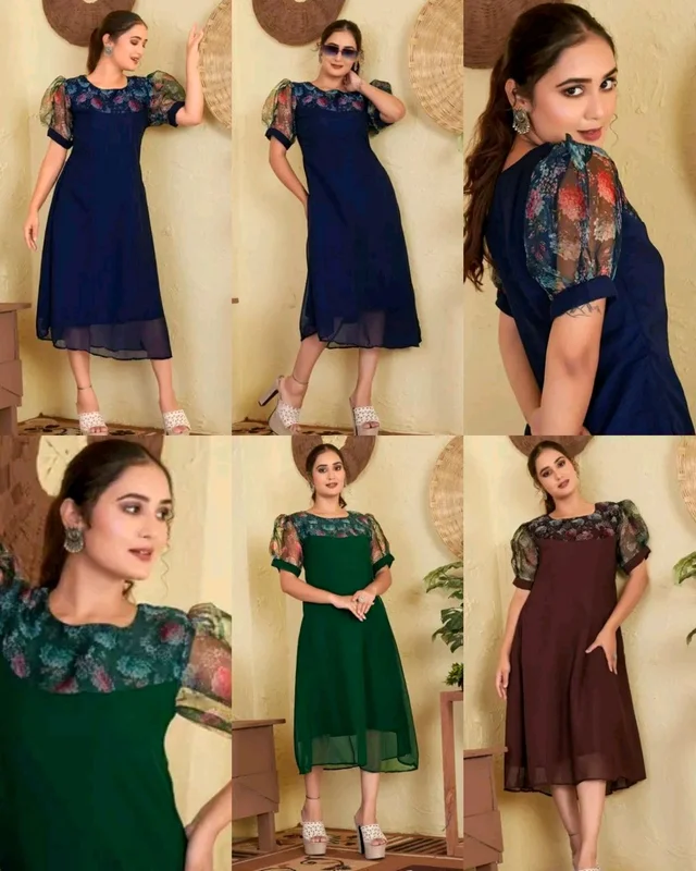 Summer Vibe Maxi A Beautiful Printed Dress - Navy Blue, S