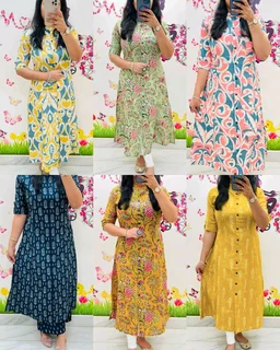 Launching Designer Co-Ords set in *Aline kurti pattern paired with Ankle length pant - Wine, S