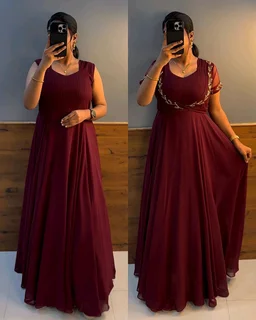 Wear in 2ways ❤️ Gown + Removable coat - 3XL