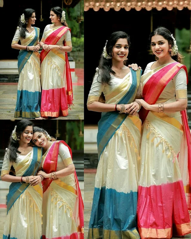ONAM SPECIAL - Pink, Free Size