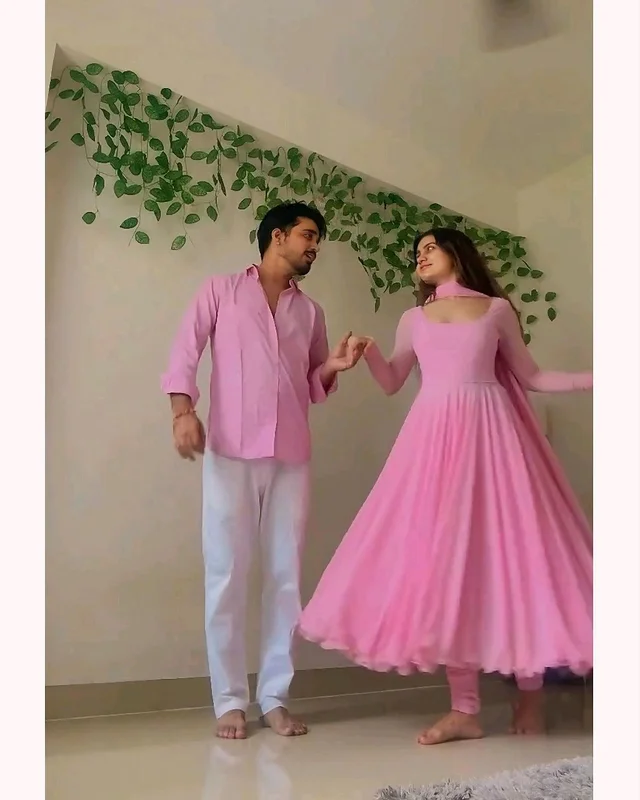 Recreation Couple Dress ORDER SEPARTE🩷 - Pink Men Shirt, 2XL