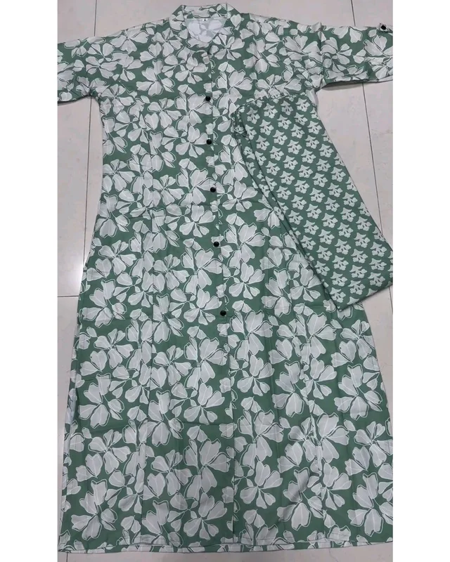 Launching Designer Co-Ords set in *Aline kurti pattern paired with Ankle length pant - Peach 1st, XL