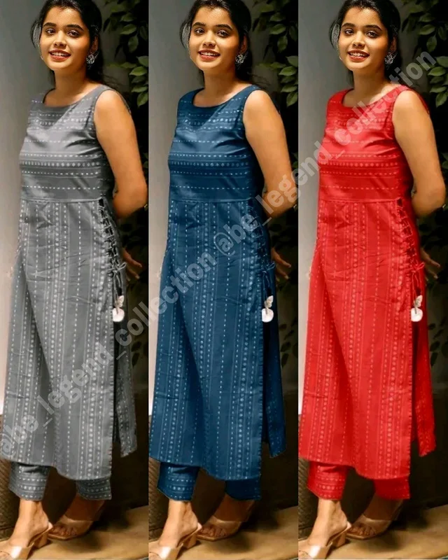 Pretty Women Kurta Sets - 3XL, Blue