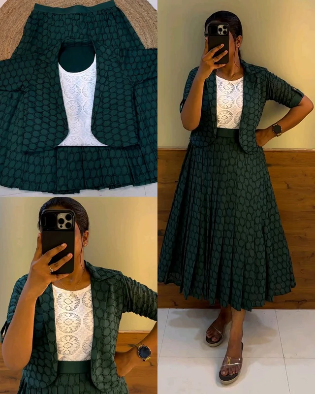 Boss lady HAKOBA set 😍 - Green, 3XL