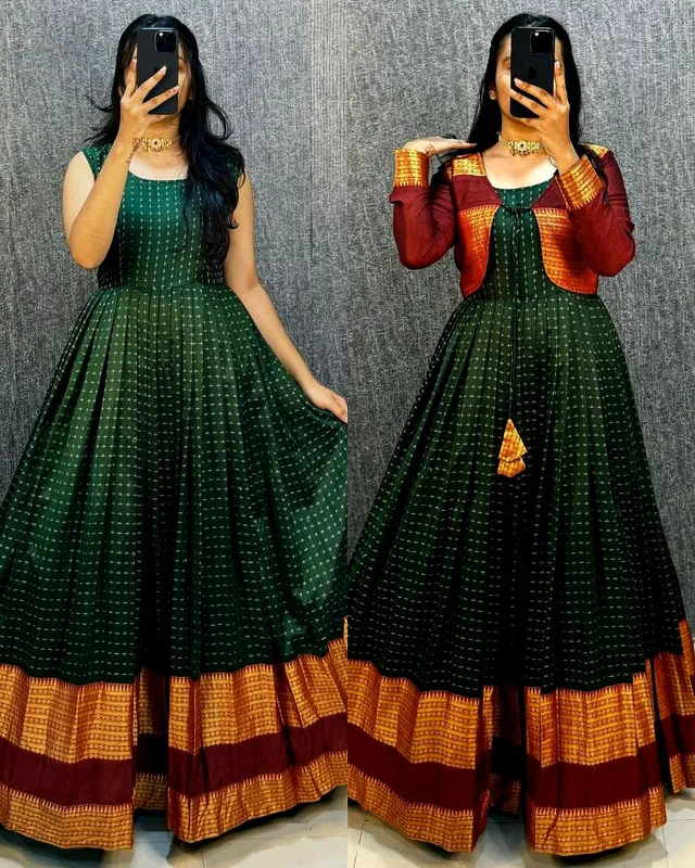 Green Festival Mood Outfit - L