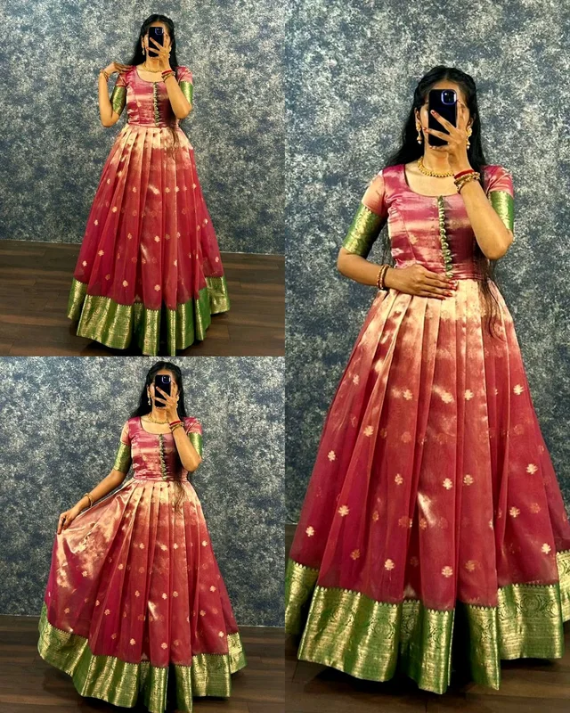 DIWALI SPECIAL DESIGN GOWN ✨ - Wild Watermelon, XL