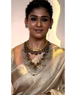 Ambani wedding Nayanthara mam Inspired saree - Unstitch