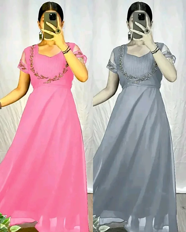 Wear in 2ways ❤️ Gown + Removable coat - Gray, 2XL
