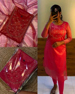 Trending Sparkle Handwork look for Festival Wear - Teal, S