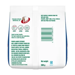 Ariel Perfect Wash Detergent Powder - 500g, Removes tough stains like Haldi in 1 wash
