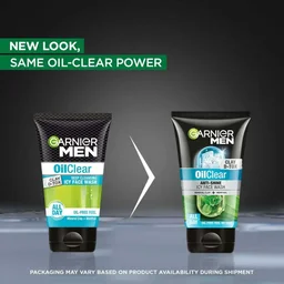 Garnier Men Oil Clear Clay D - Tox Facewash