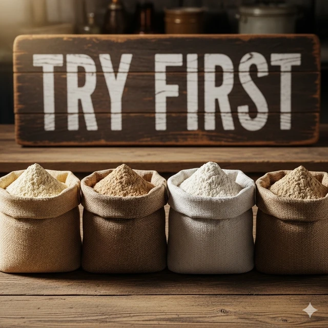 Try first - Whole Wheat flours - combo pack, 500g x 4