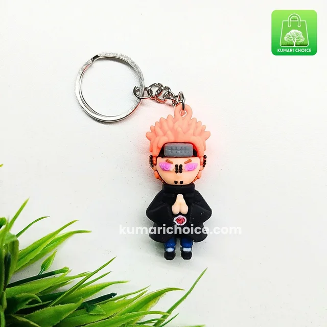 Big Sized Heavy Ring Orange Hair Naruto Keychain (1pc) KC574