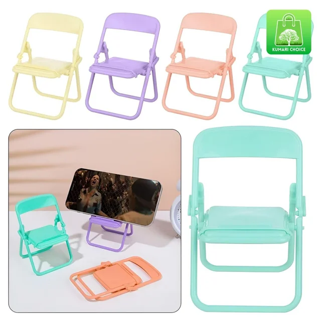 Super Cute Trendy Chair Shaped Mobile Holder And Table Decor (1pc) KC975