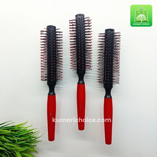 Premium Reddy Black Round Comb hair Brush (1pc) KC1105