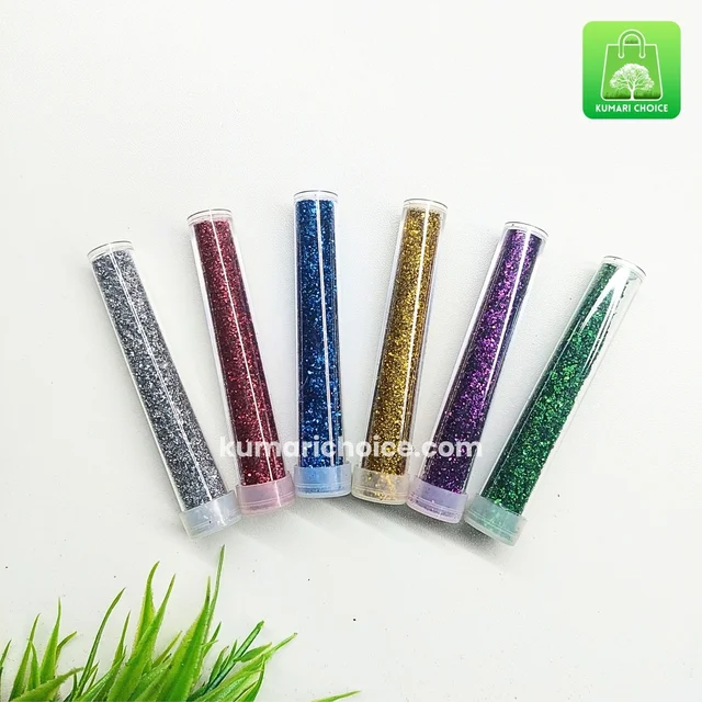 Glitter Powder Tube With Cap (Random Colour 1pc) KC861