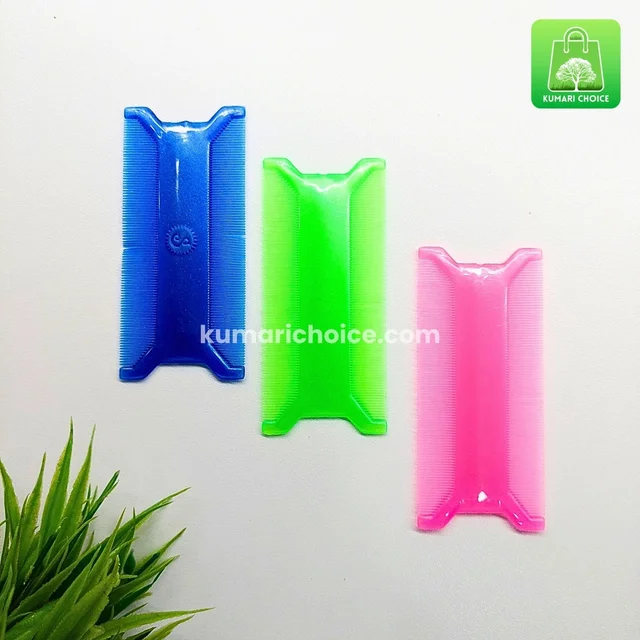 Mini Lice And Dust Cleaning Multicolour Comb (1pc) KC1117