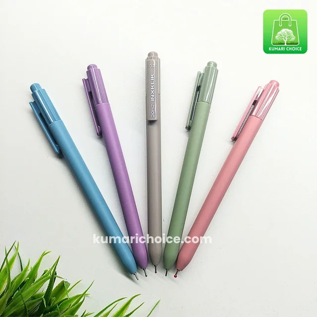 Doms Inxklix Super Cute Clicky Ball Point Pen (BLUE) (1pc) KC870