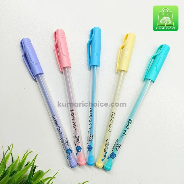 Lysa Premium Cute Creamy Coloured Hook Ball Point Pen (1pc) KC874