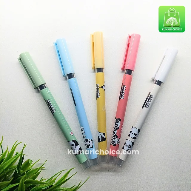 Premium Figo Cute Panda Liquid Roller Pen (BLUE INK) (1pc) KC879