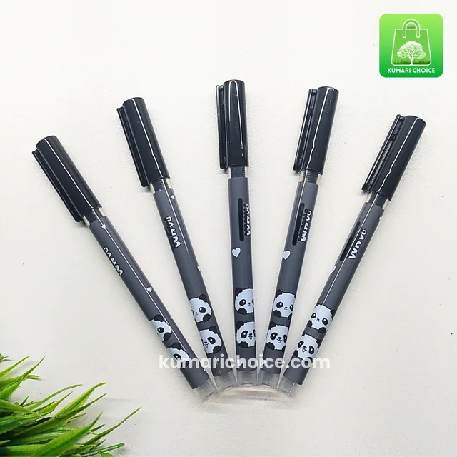 Premium Figo Cute Panda Liquid Roller Pen (BLACK INK) (1pc) KC880