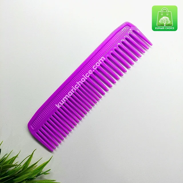 High Quality Big Sized Flat Wide Teeth Double Size Comb For Easy Detangling (1pc) KC1140