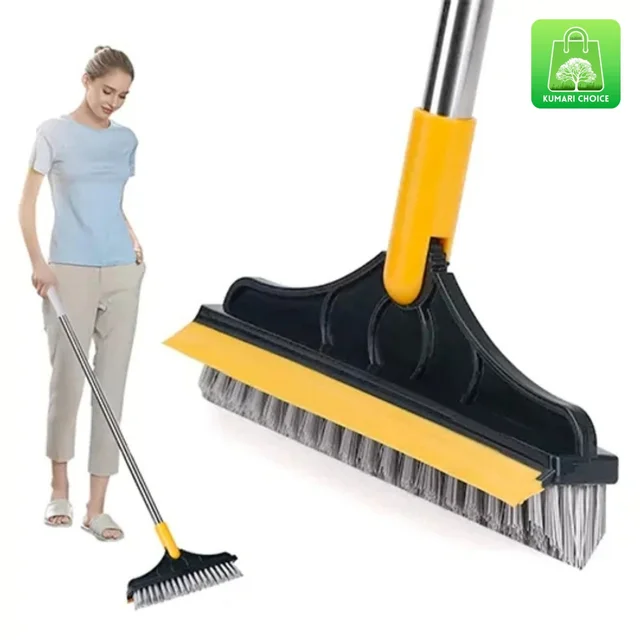2 In 1 Rotatable Floor Cleaning Brush With Lid (1pc) KC1006