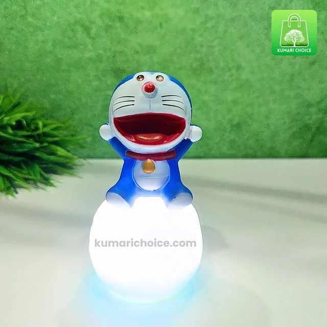 Super Cute Sitting Doraemon With Cute Night Light And Best Gift (1pc) KC946