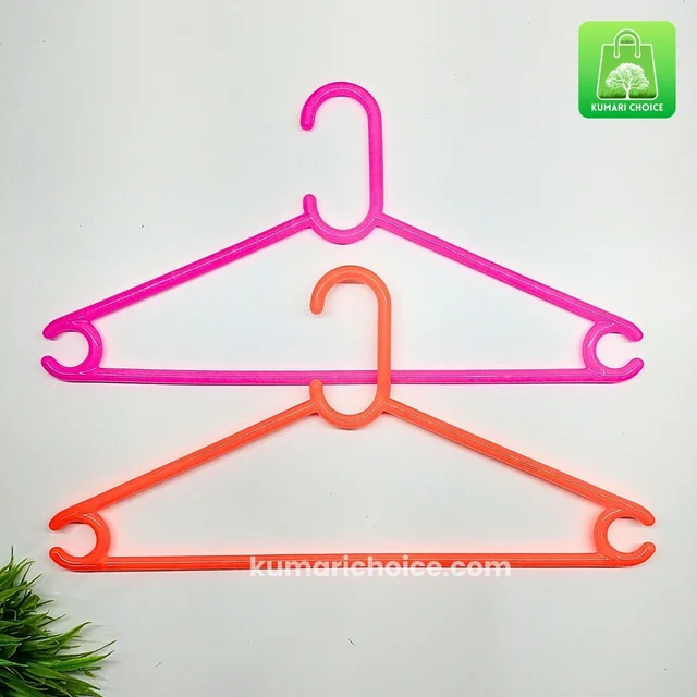 Pack Of 6 Heavy Quality Multicoloured Cloth Hanger (6pcs) KC1261
