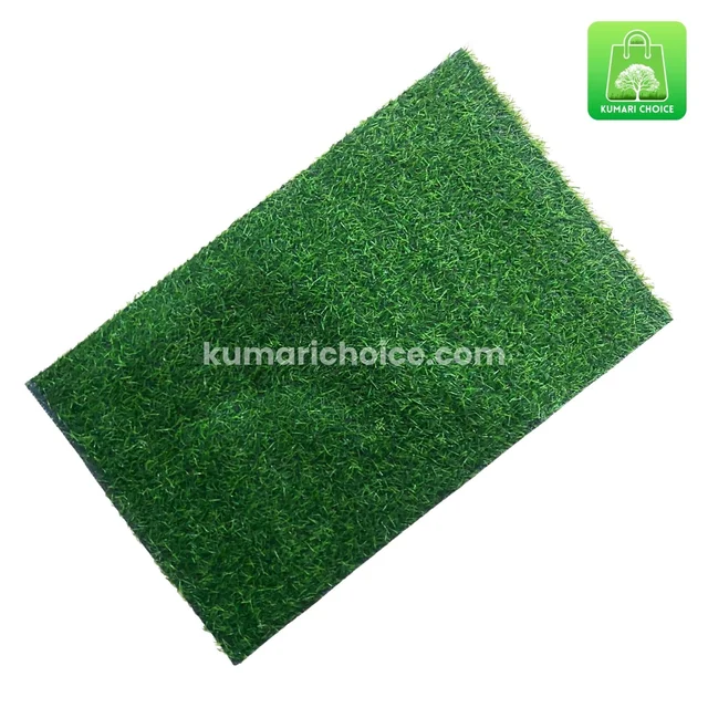 Basic Quality Artificial Grass Mat (58×36cms Approx) (1pc) KC1584