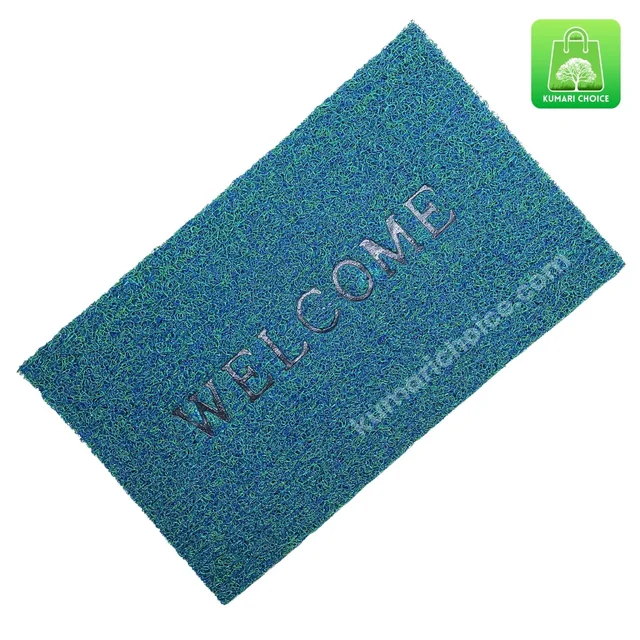 High Quality Multicolour Premium Welcome Noodles Mat (61×38cms Approx) (Random Colour 1pc) KC1593