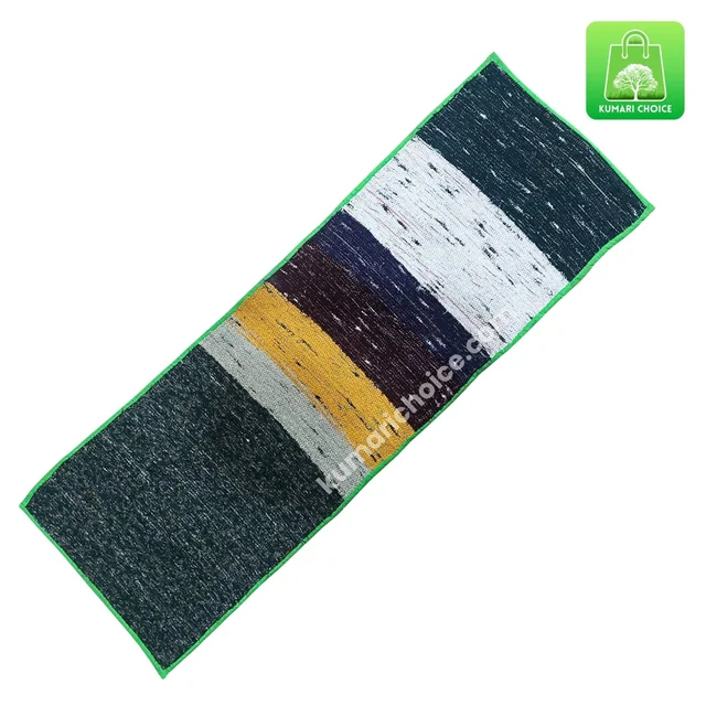 Big Sized Long And Thick Extra Soft Cotton Floor Runner Mats (174×63cms Approx) (Random Colour 1pc) KC1595
