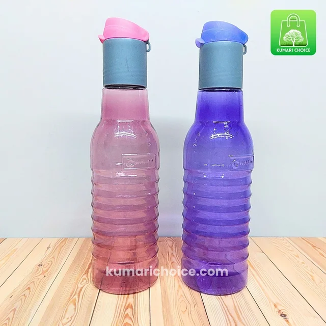 High Quality Cute Transparent Round Ring Designed Storage Bottle (500ml) (1pc) KC1070