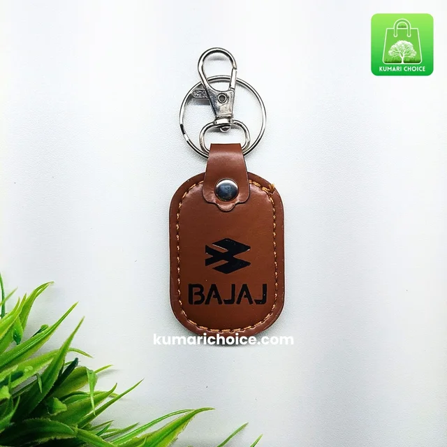 Cute Leather Finished Bajaj Car And Bike Keychain (1pc) KC1304