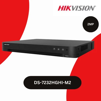 HikVision 32-ch 720p 1U H.265 DVR (DS-7232HGHI-M2)