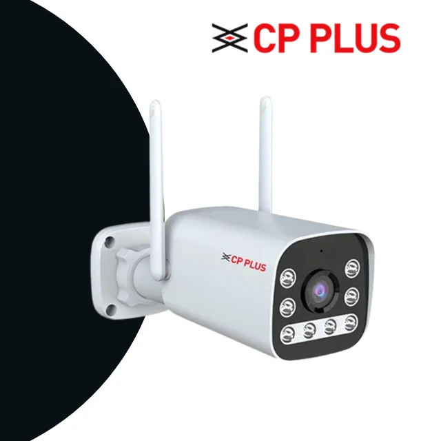 Cp Plus CP PLUS R33G 3MP 4G Sim & Wi-Fi Outdoor Bullet |RJ45| Colour Night Vision Security Camera
