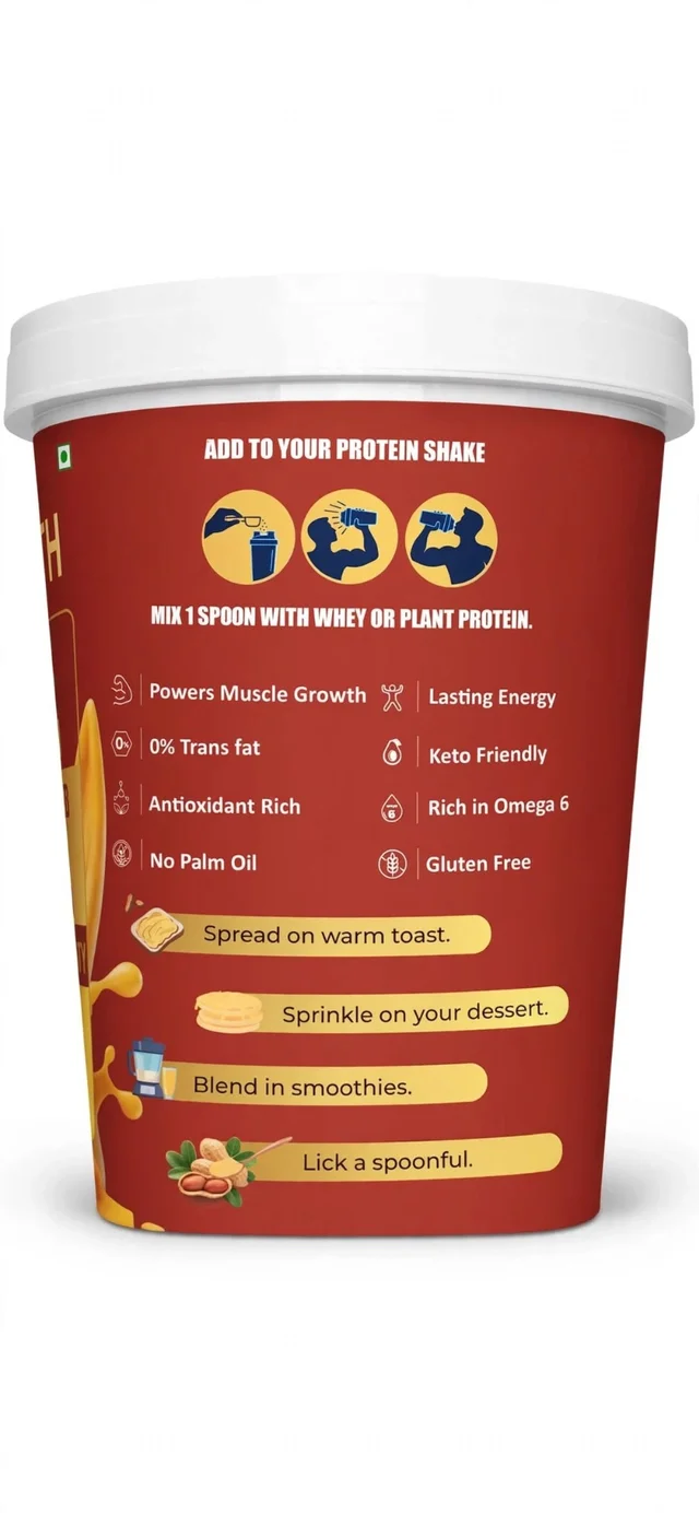 Body Smith Premium Mango Chia Seeds Peanut Butter - Mango Chia Seeds Smooth