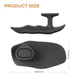 Body Smith Premium Black Silicone Grip Pads for Strength Training, Dumbbells and Gym Workouts - One Size, Black