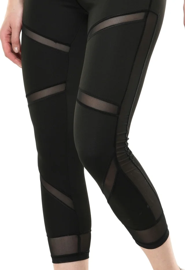 Body Smith Women's Black Active Sports Tights - M, Black