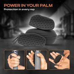 Body Smith Premium Black Silicone Grip Pads for Strength Training, Dumbbells and Gym Workouts - One Size, Black